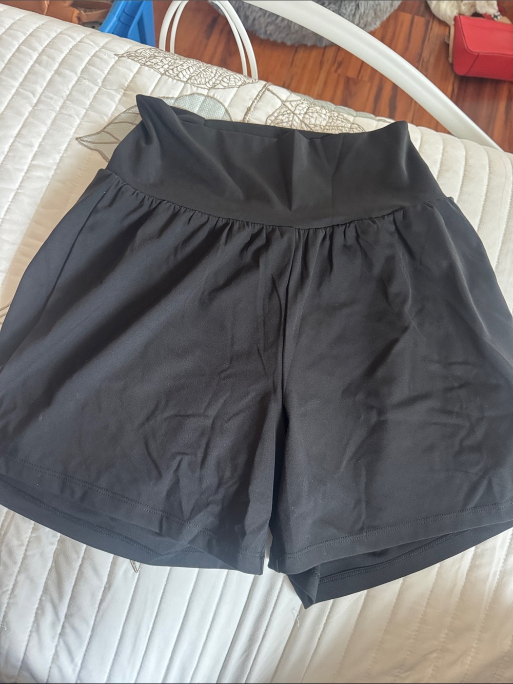 HALARA Black Athletic Skort with High-Waistband